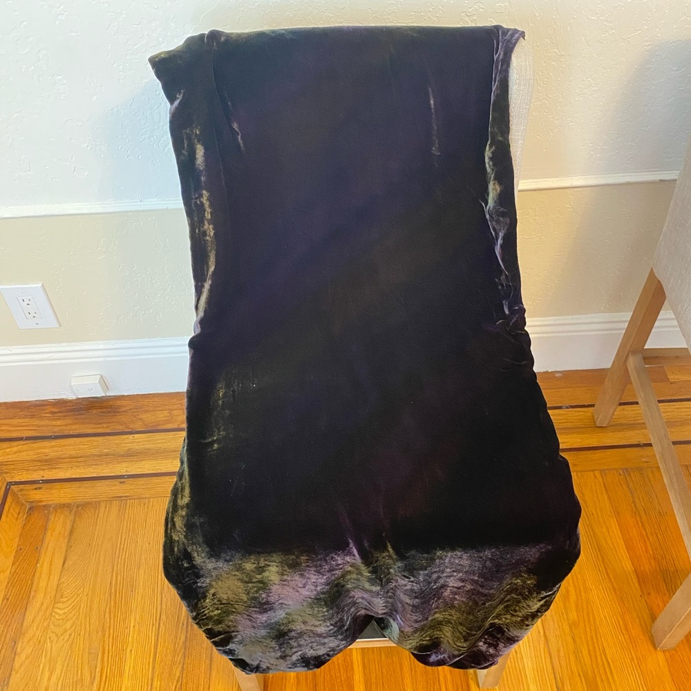 Leni Hoch Designs Iridescent Velvet Shawl